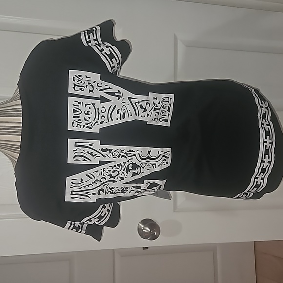 ON FIRE Women LA Front NY Back Grafic Print Tee Top T-shirts  Size XL - Picture 5 of 9